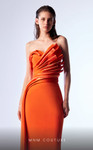 MNM Couture G1719 Crepe Silk Strapless Sleeveless Long Dress