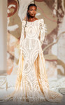 MNM Couture K4148 Lace Beaded Bateau Neck Long Sleeve Dress