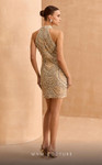 MNM Couture M1143 Embroidered Tulle Sleeveless Short Dress