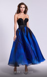 MNM Couture N0581 Organza Sweetheart Strapless A-Line Dress