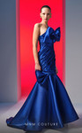 MNM Couture N0611 Satin Organza Strapless Pleating Dress