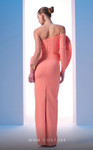 MNM Couture N0618 Strapless Off-shoulder Sleeve Fitted Dress