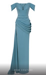 MNM Couture N0628A Crepe Sweetheart Neck Off Shoulder Dress