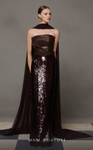 MNM Couture N0629 Sequins Straight Neckline Strapless Dress