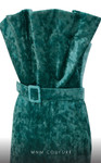 MNM Couture N0631 Dramatic Velvet Strapless Fitted Dress