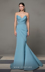 MNM Couture N0637 Crepe Sweetheart Neck Strapless Long Dress