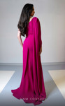 MNM Couture V02029A Rayon Crepe One-Shoulder Fitted Dress