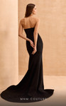 MNM Couture V02040 Crepe Strapless Sleeveless Fitted Dress