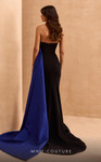 MNM Couture V07378 Strapless Straight-across Neck Long Dress