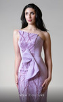 MNM Couture V07512 Sequin Embroidery Strapless Long Dress