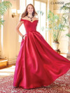 Clarisse 3442 Mikado Sweetheart Bodice Off Shoulder Dress