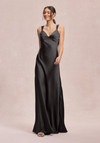 Morilee Bridesmaid 31245 Luxe Satin V-neck Sleeveless Dress