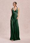 Morilee Bridesmaid 31245 Luxe Satin V-neck Sleeveless Dress