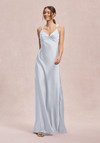 Morilee Bridesmaids 31245 Luxe Satin V-neck Sleeveless Dress
