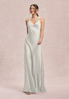 Morilee Bridesmaids 31245 Luxe Satin V-neck Sleeveless Dress