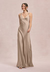 Morilee Bridesmaid 31245 Luxe Satin V-neck Sleeveless Dress