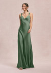 Morilee Bridesmaid 31245 Luxe Satin V-neck Sleeveless Dress