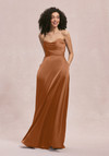 Morilee Bridesmaids 31251 Luxe Satin Strapless A-line Dress