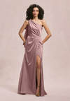 Morilee Bridesmaids 31253 Luxe Satin One Shoulder Long Dress