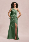 Morilee Bridesmaid 31253 Luxe Satin One Shoulder Long Dress