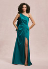 Morilee Bridesmaid 31253 Luxe Satin One Shoulder Long Dress