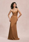 Morilee Bridesmaid 31259 Luxe Satin Strapless Sheath Dress