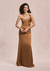 Morilee Bridesmaid 31259 Luxe Satin Strapless Sheath Dress