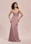 Morilee Bridesmaid 31259 Luxe Satin Strapless Sheath Dress