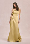 Morilee Bridesmaid 31246 Satin Cuffed Neck Strapless Dress