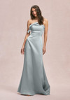 Morilee Bridesmaid 31246 Satin Cuffed Neck Strapless Dress