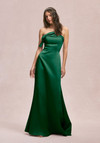 Morilee Bridesmaid 31246 Satin Cuffed Neck Strapless Dress