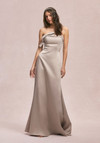Morilee Bridesmaid 31246 Satin Cuffed Neck Strapless Dress