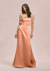 Morilee Bridesmaid 31246 Satin Cuffed Neck Strapless Dress