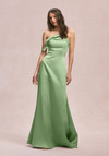Morilee Bridesmaid 31246 Satin Cuffed Neck Strapless Dress