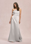 Morilee Bridesmaid 31246 Satin Cuffed Neck Strapless Dress