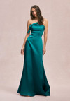 Morilee Bridesmaid 31246 Satin Cuffed Neck Strapless Dress