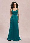 Morilee Bridesmaids 31257 Satin V-Neck Spaghetti Strap Dress