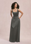 Morilee Bridesmaids 31258 Satin Square Neck Sleeveless Dress
