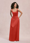 Morilee Bridesmaids 31258 Satin Square Neck Sleeveless Dress