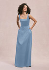 Morilee Bridesmaids 31258 Satin Square Neck Sleeveless Dress