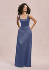 Morilee Bridesmaids 31258 Satin Square Neck Sleeveless Dress