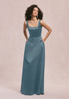 Morilee Bridesmaids 31258 Satin Square Neck Sleeveless Dress