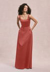 Morilee Bridesmaid 31258 Satin Square Neck Sleeveless Dress
