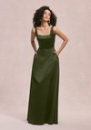 Morilee Bridesmaids 31258 Satin Square Neck Sleeveless Dress