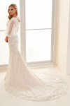Modest by Mon Cheri MOD1806 Allover Lace Tulle Wedding Dress