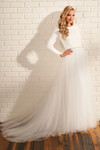 Modest by Mon Cheri MOD215 Matte Jersey Tulle Wedding Dress