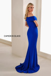 Cameron Blake by Mon Cheri CB906 Crepe Off-Shoulder Dress