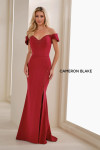 Cameron Blake by Mon Cheri CB906 Crepe Off-Shoulder Dress