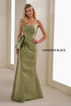 Cameron Blake by Mon Cheri CB909 Mikado Strapless Long Dress