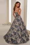 Ivonne D by Mon Cheri ID1410 Brocade Strapless A-Line Dress